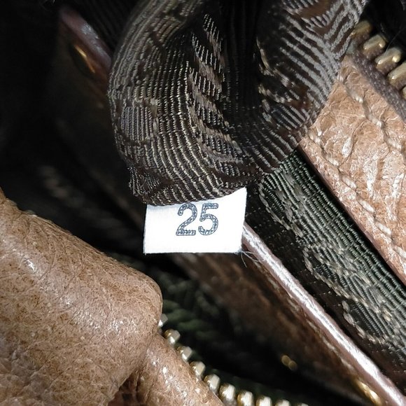 100% Authentic Prada Brown Leather Hand Bag - Picture 9 of 9